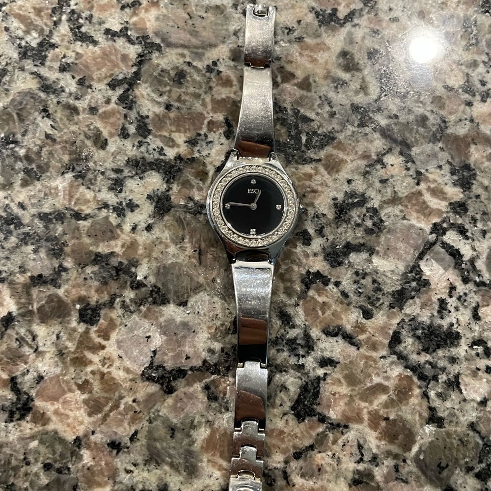 ESQ Diamond Bezel Watch